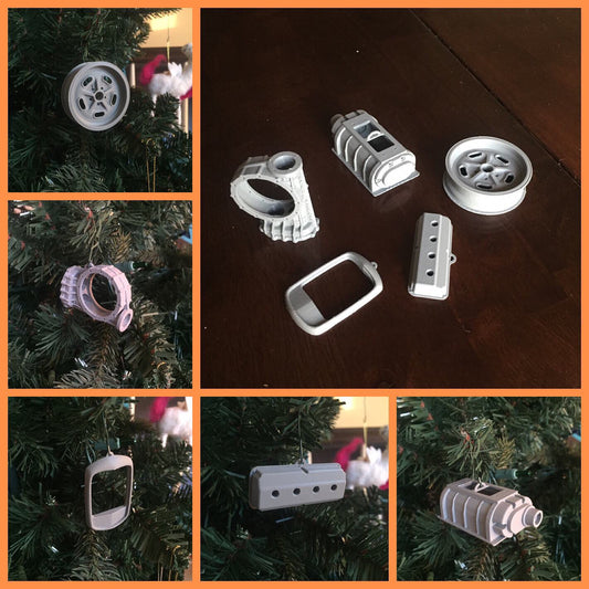 Hot Rod Ornaments - "Traditional Set"