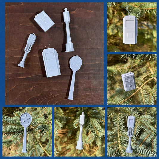 Hot Rod Ornaments - "Service Station Set"